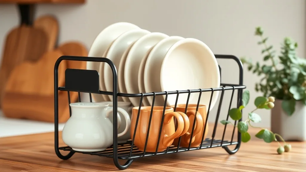 Égouttoir en métal noir mat : le choix de la cuisine qui dure