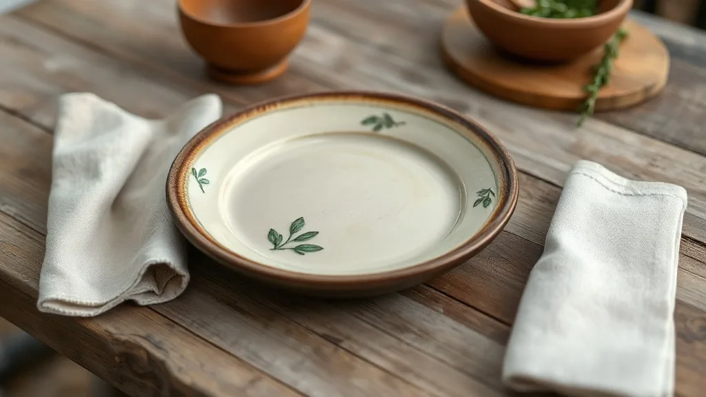 Assiette creuse effet pierre : la vaisselle qui dure vraiment