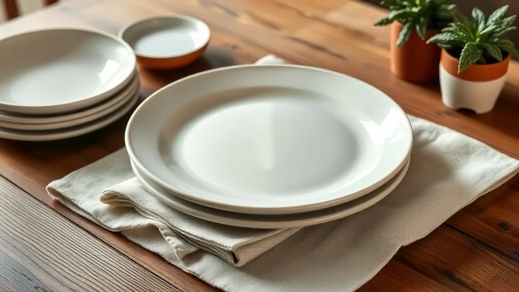 Pourquoi l'assiette plate de 17 cm est la plus utile de votre vaisselle