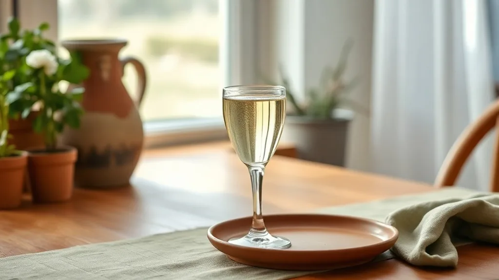 Flûte de champagne Magistar en verre transparent de 18 cl, vue de face sur fond neutre