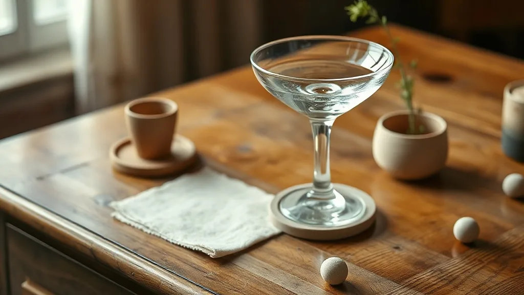 Verre à martini Bach en cristal 26 cl : le garder une vie entière