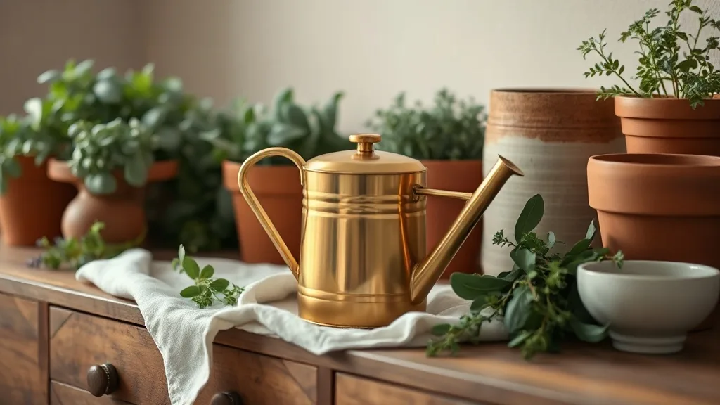 Arrosoir en inox doré : l’outil qu’on garde, pas le gadget