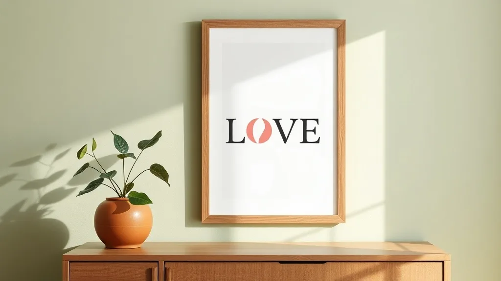 Affiche Love A2 ou A3 : l’erreur fatale du sans cadre