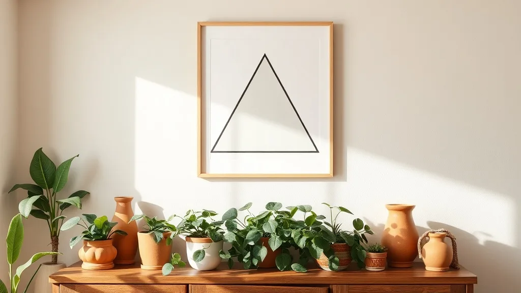 Affiche triangle noir et blanc : un choix graphique qui résiste aux modes
