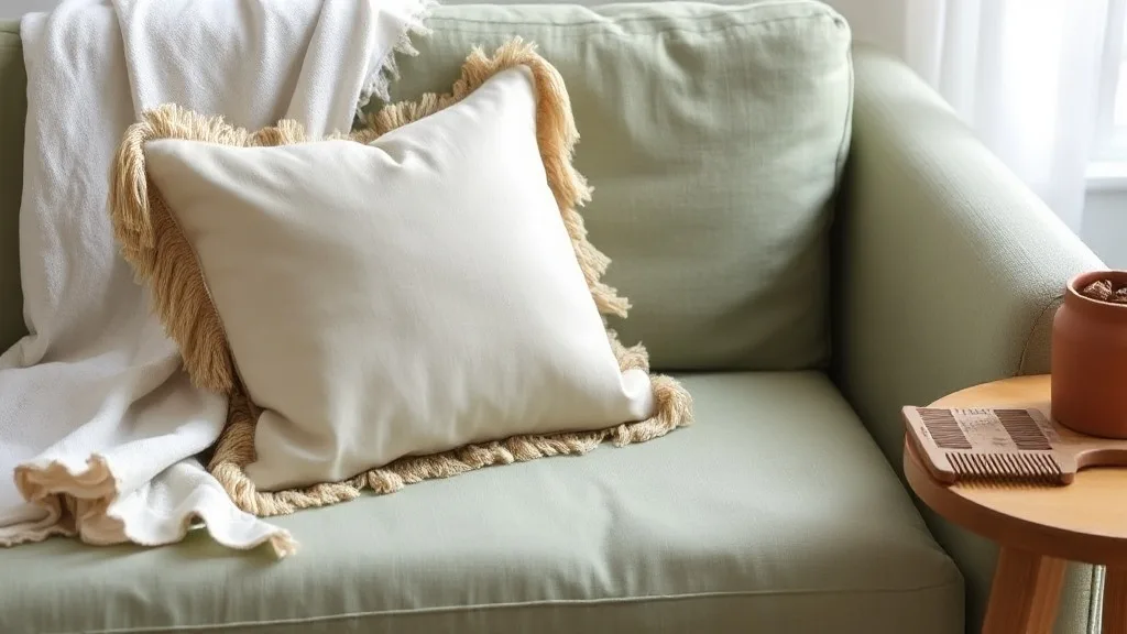 Coussin à franges : le faire durer plutôt que le changer