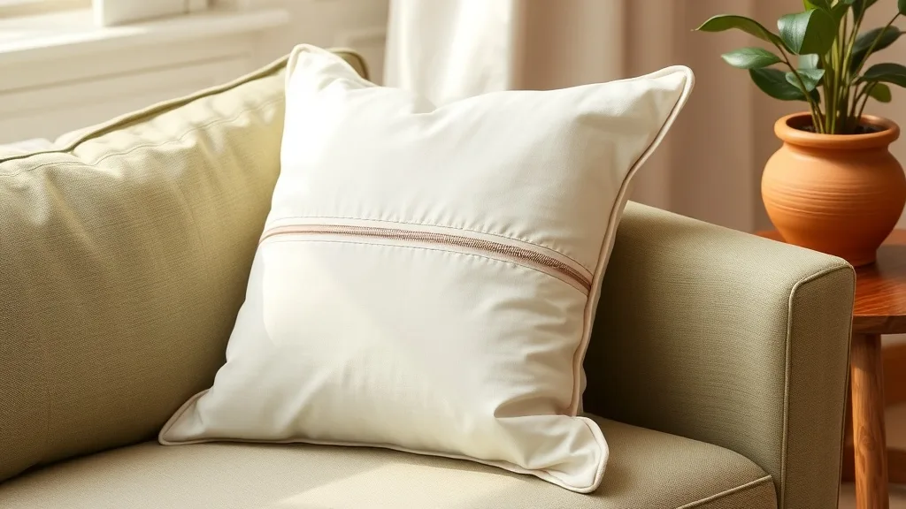 Coussin Dotterel crème : celui qu’on garde une vie et qu’on répare