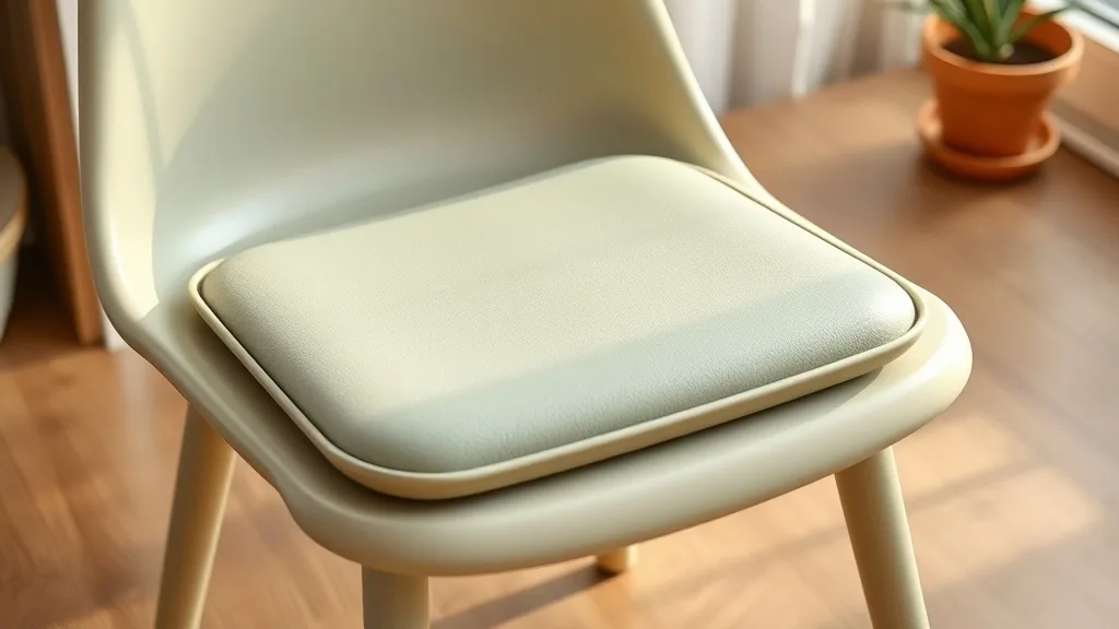 Coussin similicuir pour chaise Eames DSW : confort sans trahir la coque