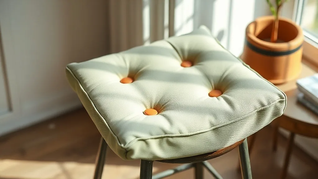 Tabouret style Xavier : le coussin qui change tout sans trahir