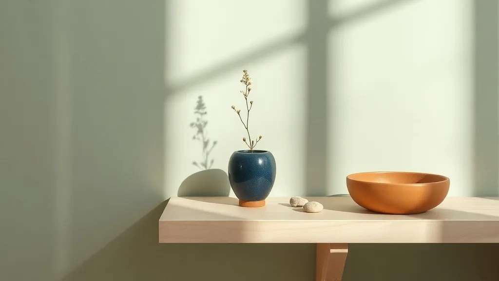 Ce petit vase en céramique bleu profond vaut mieux qu’un grand meuble