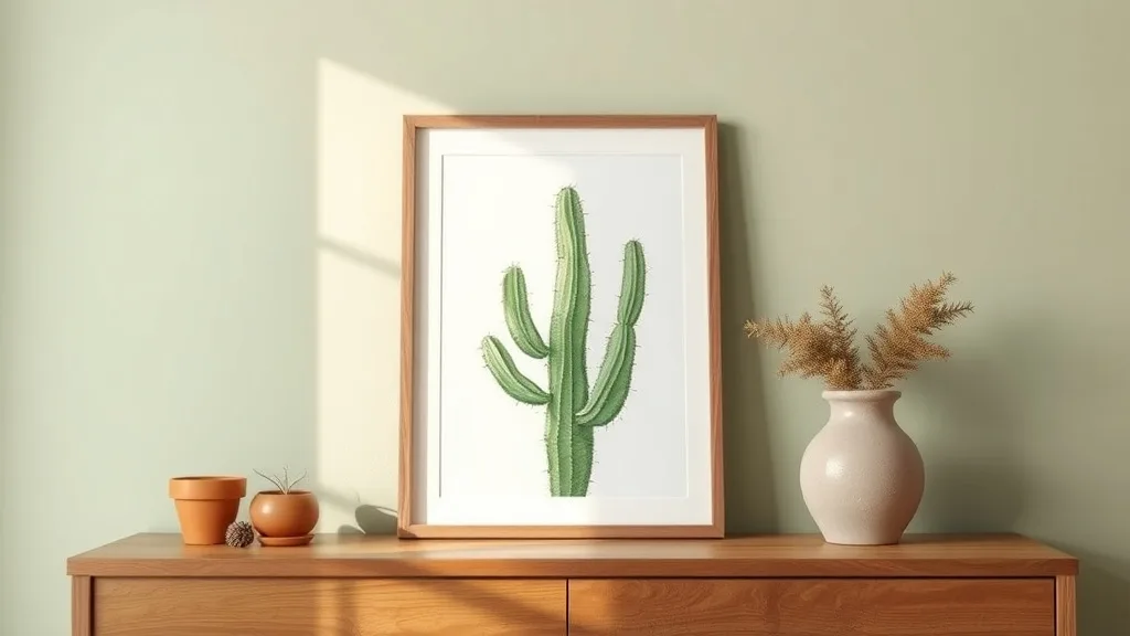 Imprimé cactus&#160;: comment choisir une affiche qui traverse les années