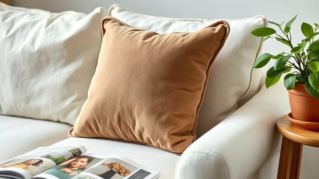 Coussin velours taupe à passepoil : ce qui fait vraiment la différence