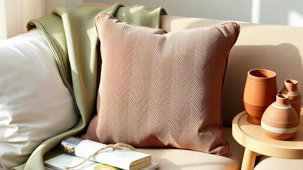 Coussin velours chevron taupe : ce qu'on garde quand tout change