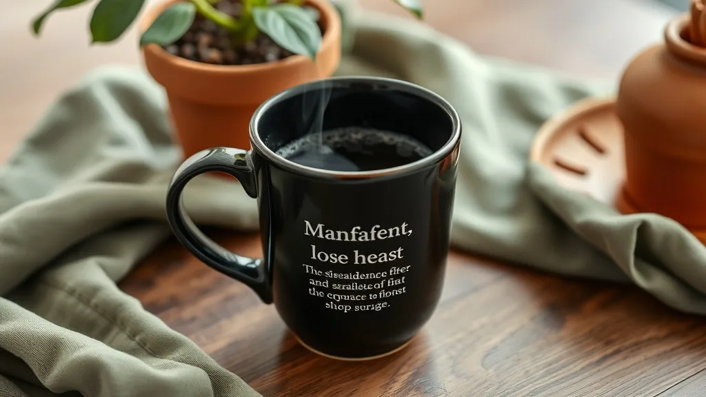 Holstee Manifesto : une tasse noire, un manifeste quotidien