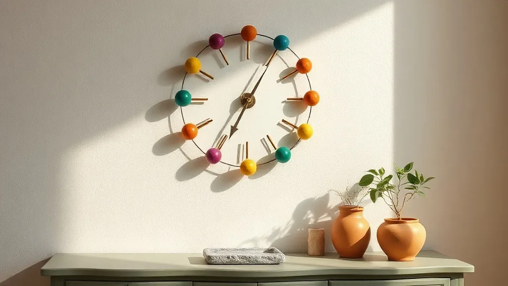 Horloge Ball multicolore : l’icône George Nelson qui survit aux modes