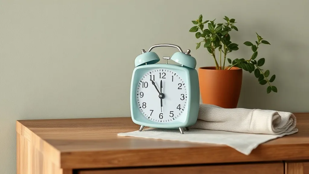 Horloge flip rétro carrée bleu pastel : le charme mécanique qui dure