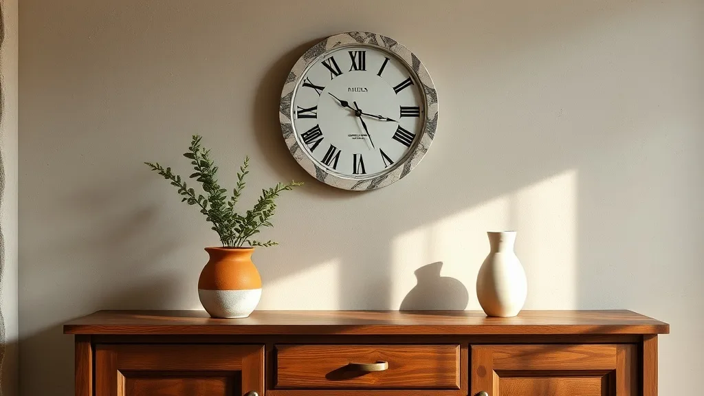 Horloge Murale en Marbre : Le poids de l’élégance