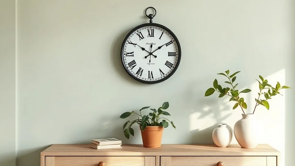 Horloge Murale Jacob Ronde : Le Style Art Déco Qui Bat la Mesure