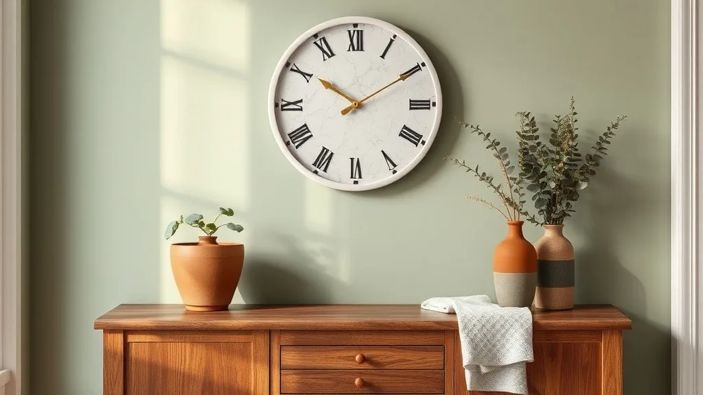Horloge murale marbre et laiton : un accessoire qui résiste aux modes