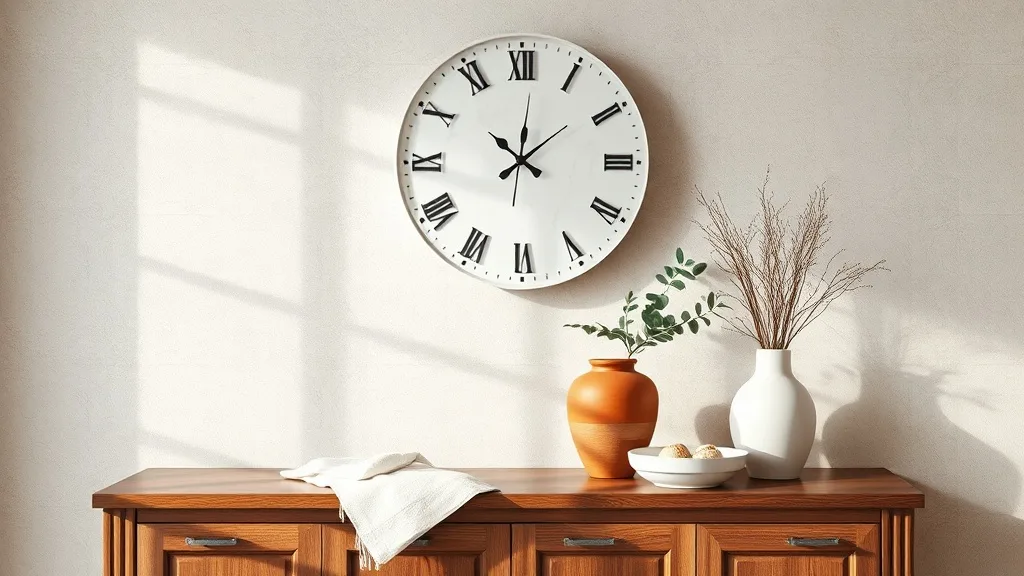 Horloge murale en marbre : l'objet qui survit à toutes les modes