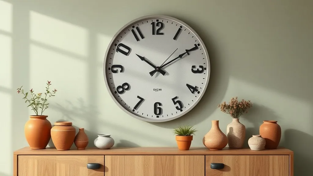 Horloge murale Tic II grise : ce gris que tu ne quitteras plus