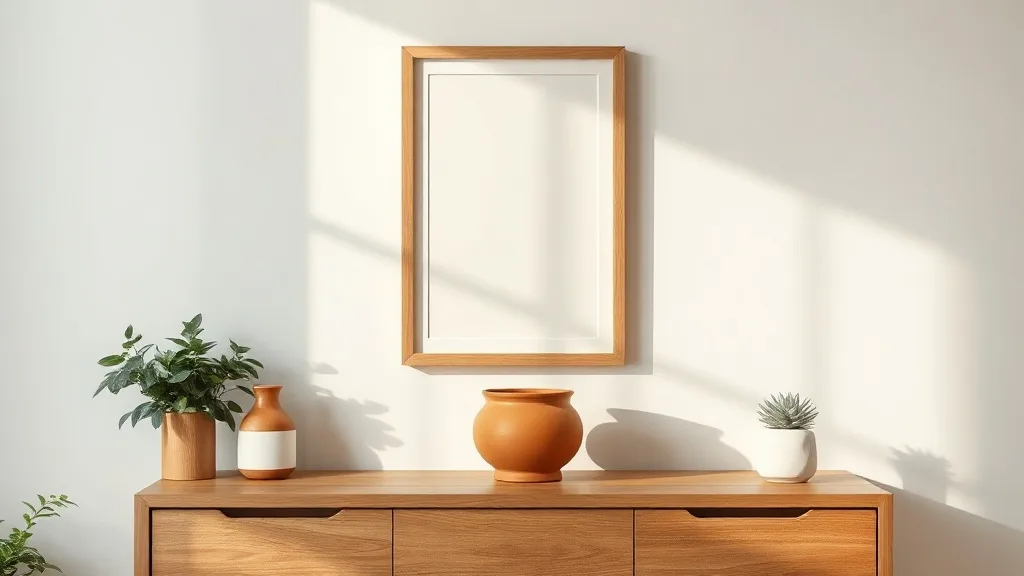 Affiche minimaliste blanc beige : encadrer un tirage A3 sans se tromper