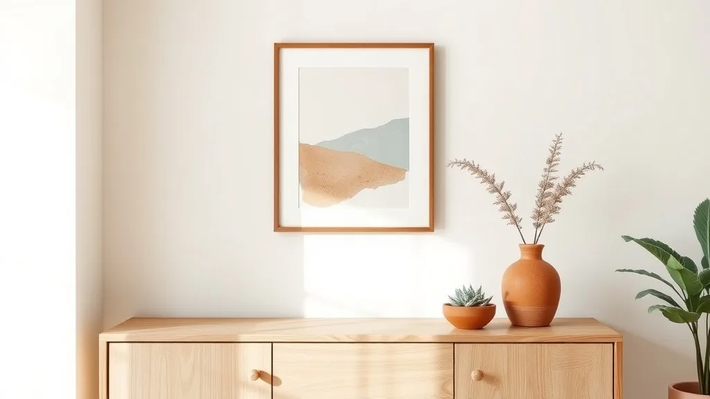Art mural abstrait : l’affiche encadrée qui change tout