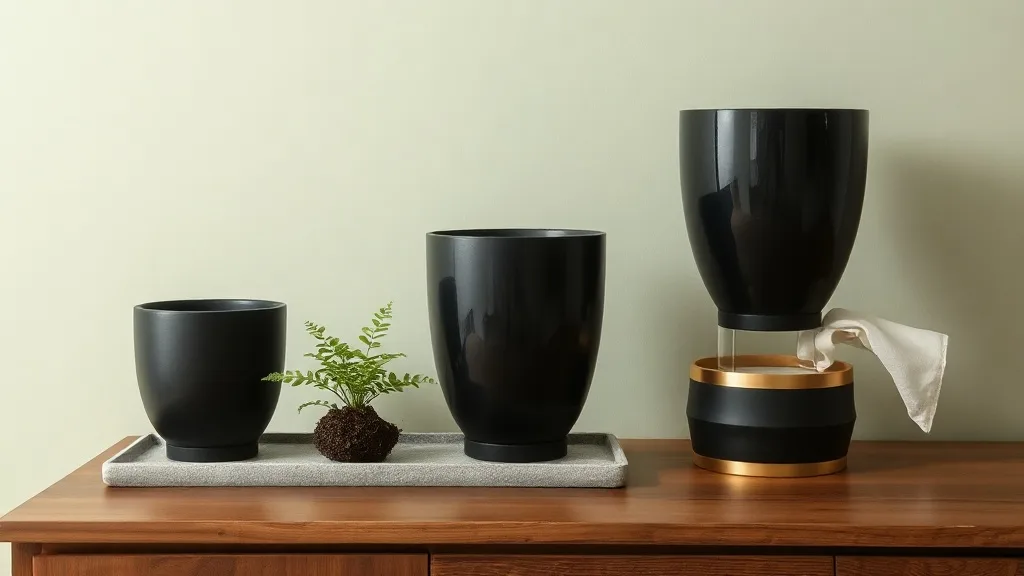 Pots noir et laiton : le lot de 3 qu’on garde une vie