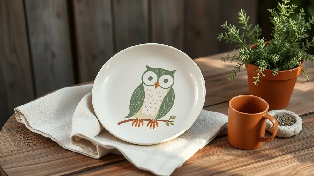 Ingela P Arrhenius : l'assiette hibou en mélamine qu'on ne remplace jamais