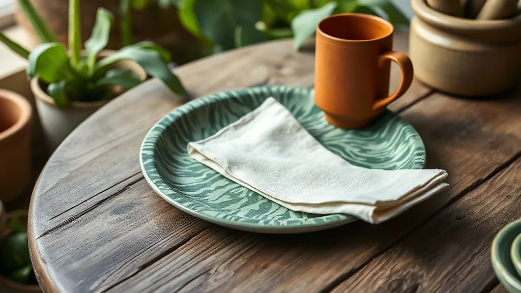 Assiette mélamine tigre vert : la vaisselle qui dure vraiment